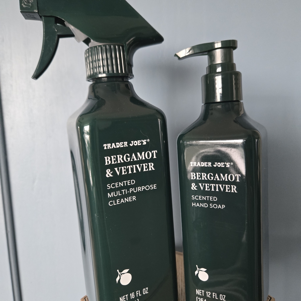 Trader Joe's Bergamot & Vetiver Cleaner and Soap Set